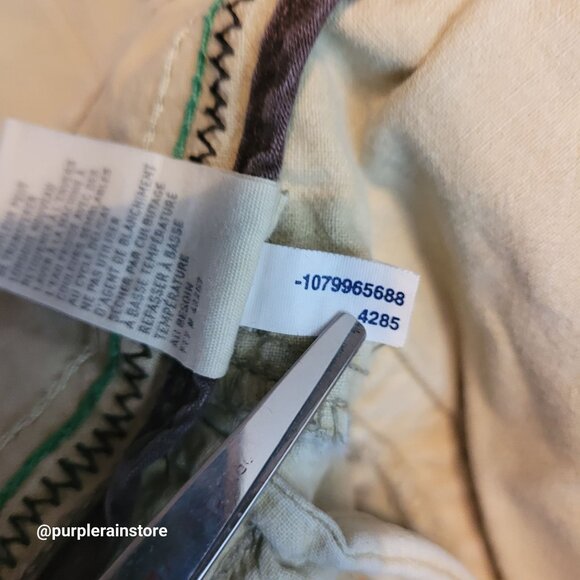 Vtg American Eagle Cargo Shorts 30 Stone Beige Streetwear Outdoor Gorpcore Y2K - Picture 5 of 11